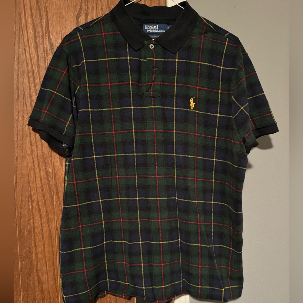 Ralph Lauren Tartan Polo Custom- XL